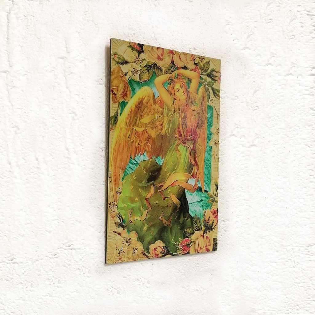 Cuadro Decorativo Vintage Hogar Oficina Angel 20x30