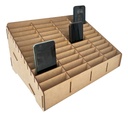 Caja Organizador Exhibidor Mdf 48 Teléfono Celular (pack 8)