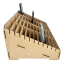 Caja Organizador Exhibidor Mdf 48 Teléfono Celular (pack 8)