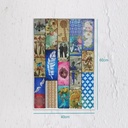 Cuadro Decorativo Vintage Hogar Oficina Collage 40x60