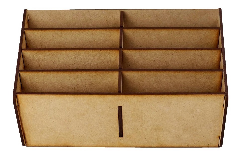 Caja Organizador Exhibidor Mdf 3mm Para 8 Teléfono Celular