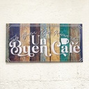 Cuadro Decorativo Cocina Hogar Oficina Un Buen Café 40x20