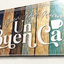 Cuadro Decorativo Cocina Hogar Oficina Un Buen Café 40x20