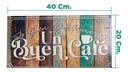 Cuadro Decorativo Cocina Hogar Oficina Un Buen Café 40x20