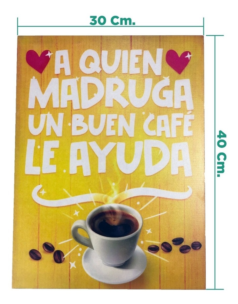 Cuadro Impresión Directa Mdf 6mm Decorativo Hogar 30x40