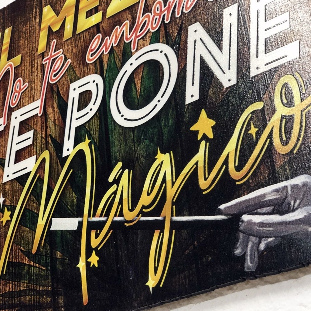 Cuadro 30x30 Impresión Directa Mdf 6 Mm Corte Láser