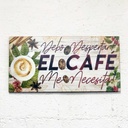 Cuadro Decorativo Cocina Hogar Oficina Debo Despertar 40x20