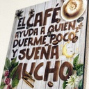 Cuadro Decorativo Cocina Hogar Oficina El Cafe 30x30