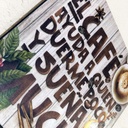 Cuadro Decorativo Cocina Hogar Oficina El Cafe 30x30