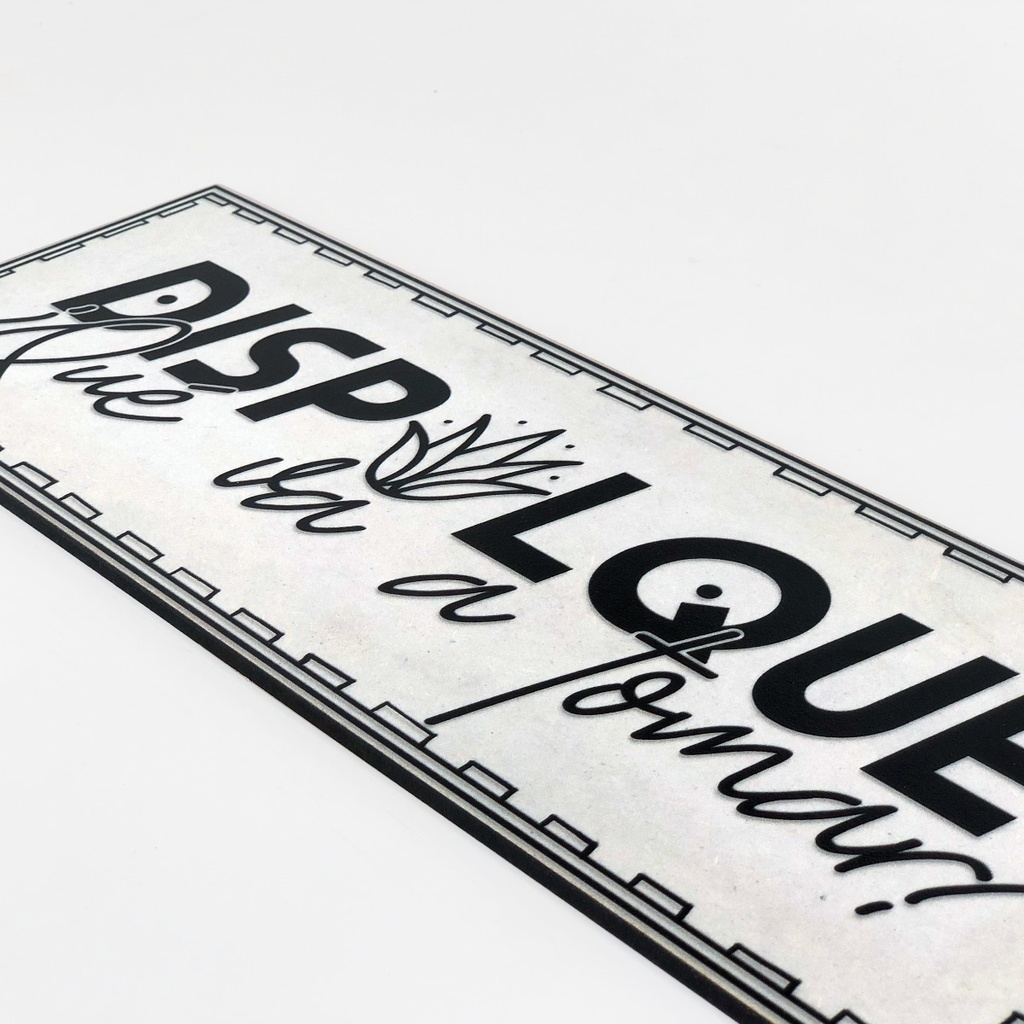 Cuadro Decorativo Cocina Hogar Oficina Dispulque 40x15