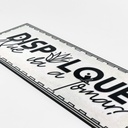 Cuadro Decorativo Cocina Hogar Oficina Dispulque 40x15