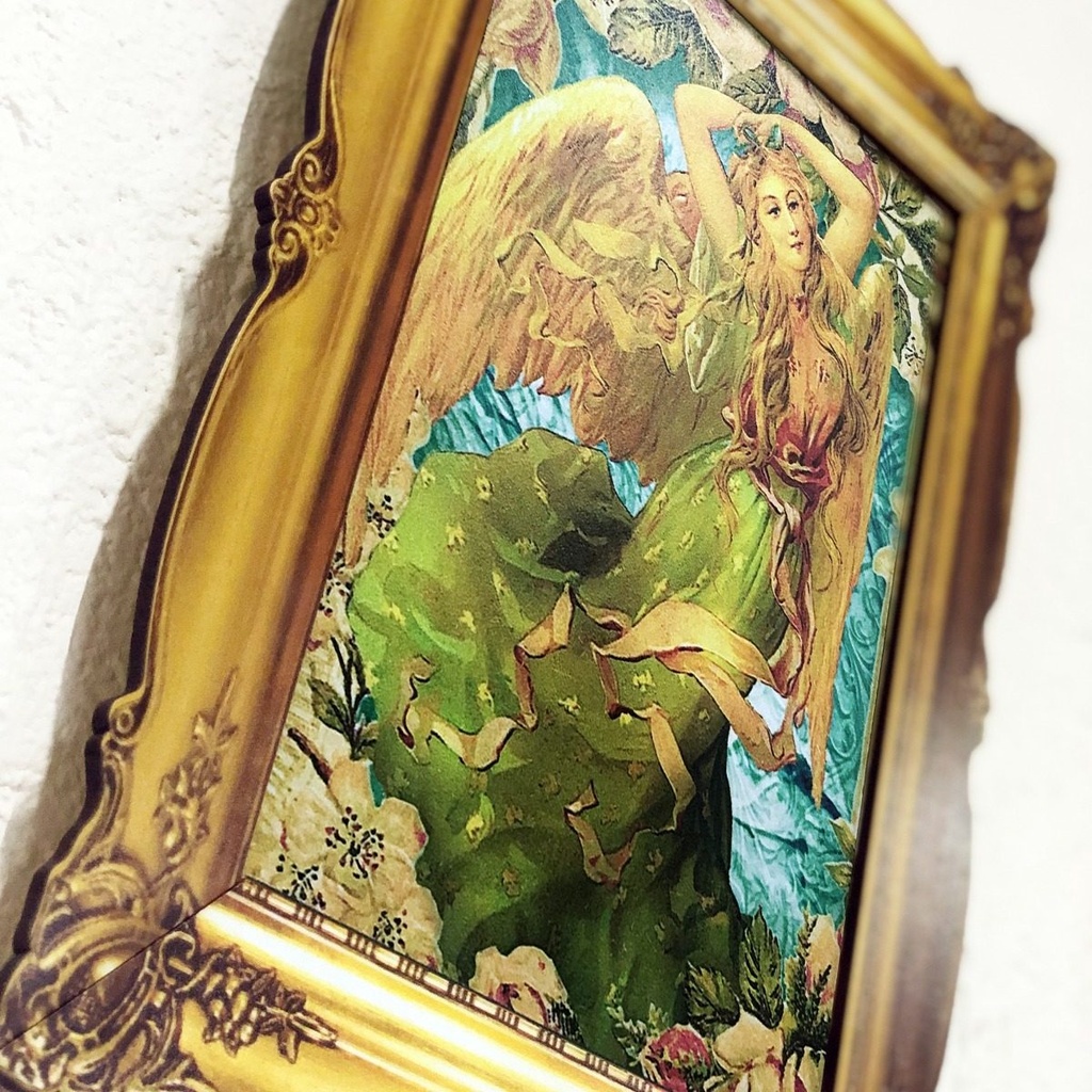 Cuadro Decorativo Vintage Hogar Oficina Angel Marco 26x38