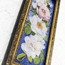 Cuadro Decorativo Vintage Hogar Oficina Cenefa Rosa 15x35cm 