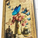 Cuadro Decorativo Vintage Hogar Oficina Mariposa Marco 25x36