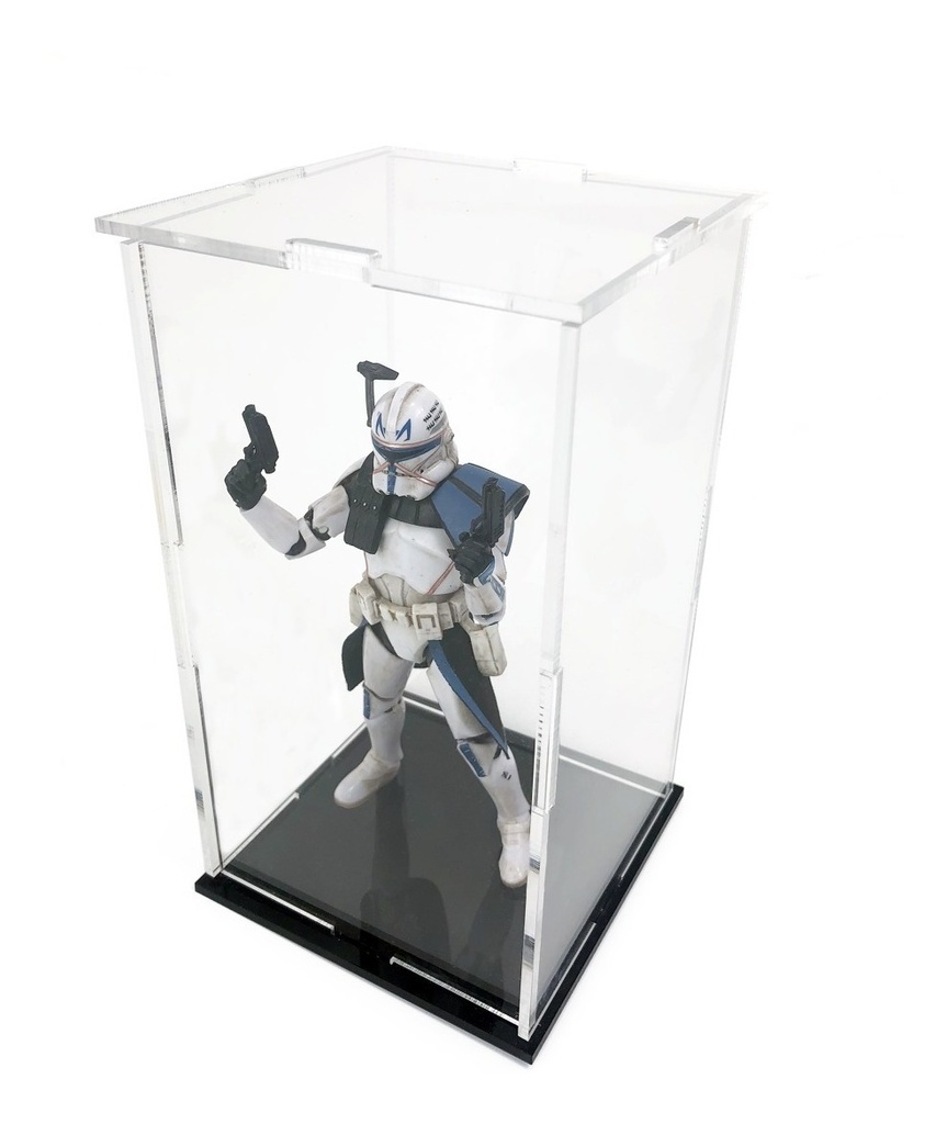 Caja De Exhibición Para Muñecos De Coleccion 12x12x24cm