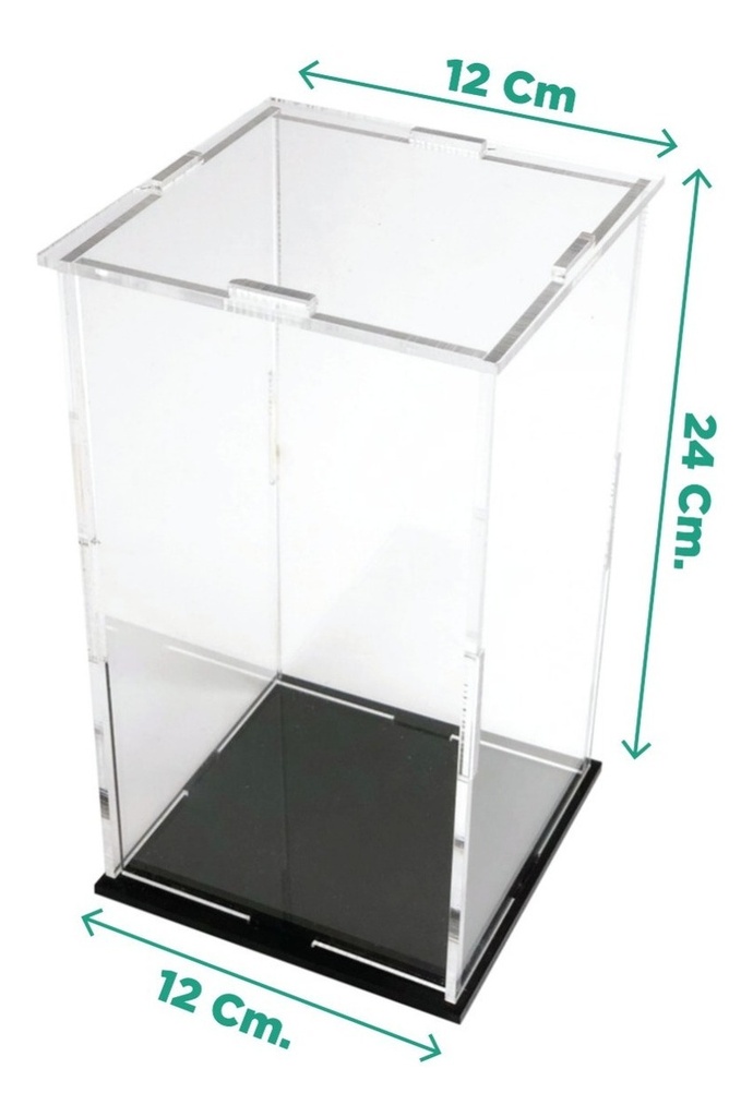 Caja De Exhibición Para Muñecos De Coleccion 12x12x24cm