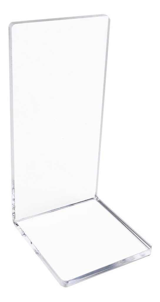 Sujetalibros Organizador Sujeta Libros Acrílico 6mm 2 Pzas