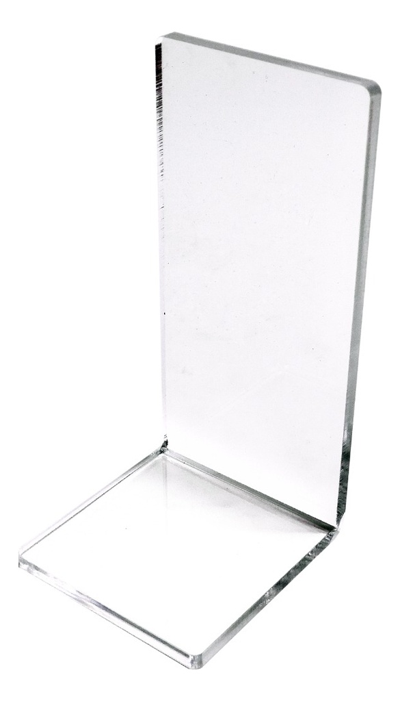 Sujetalibros Organizador Sujeta Libros Acrílico 6mm 2 Pzas