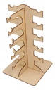 Exhibidor Lentes Base Organizadora Madera Mdf 5 Espacios