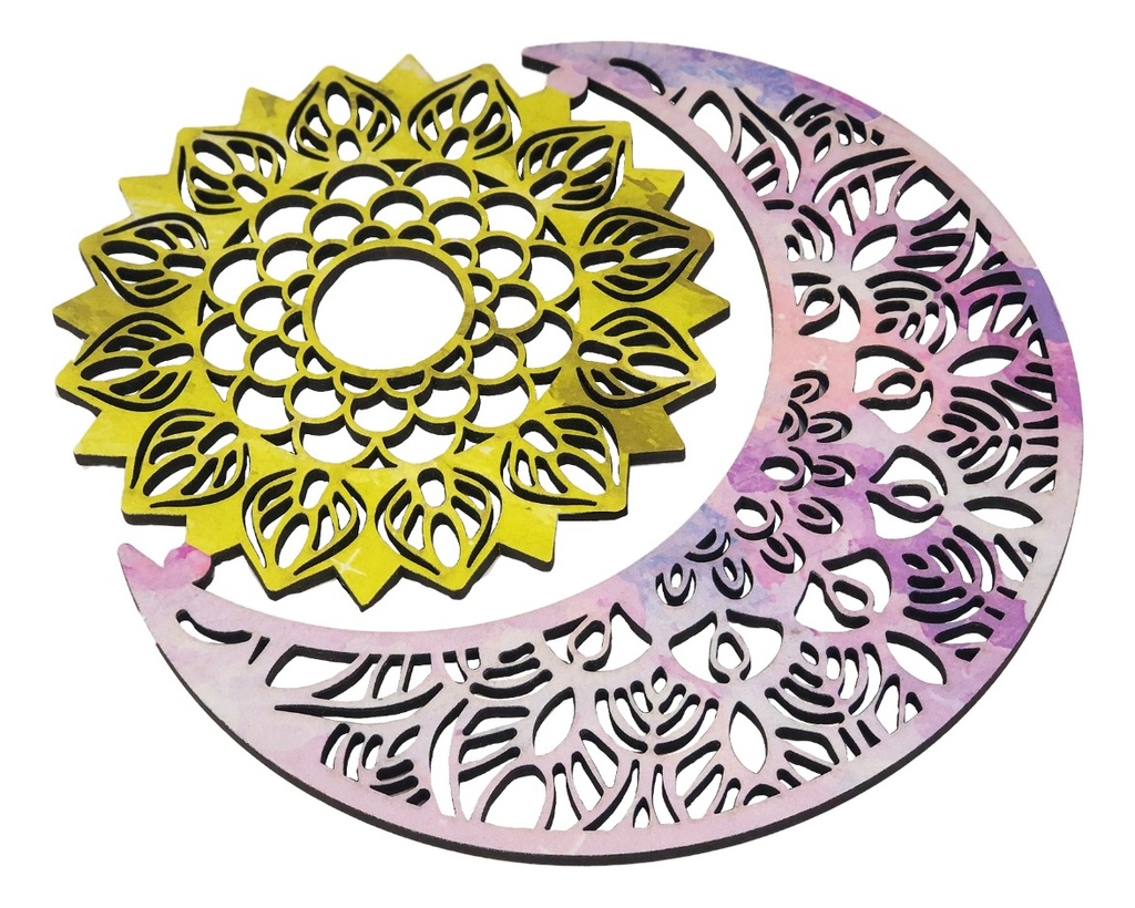 Cuadro Mandala De La Vida Arte Hogar Impreso 30x27cm 