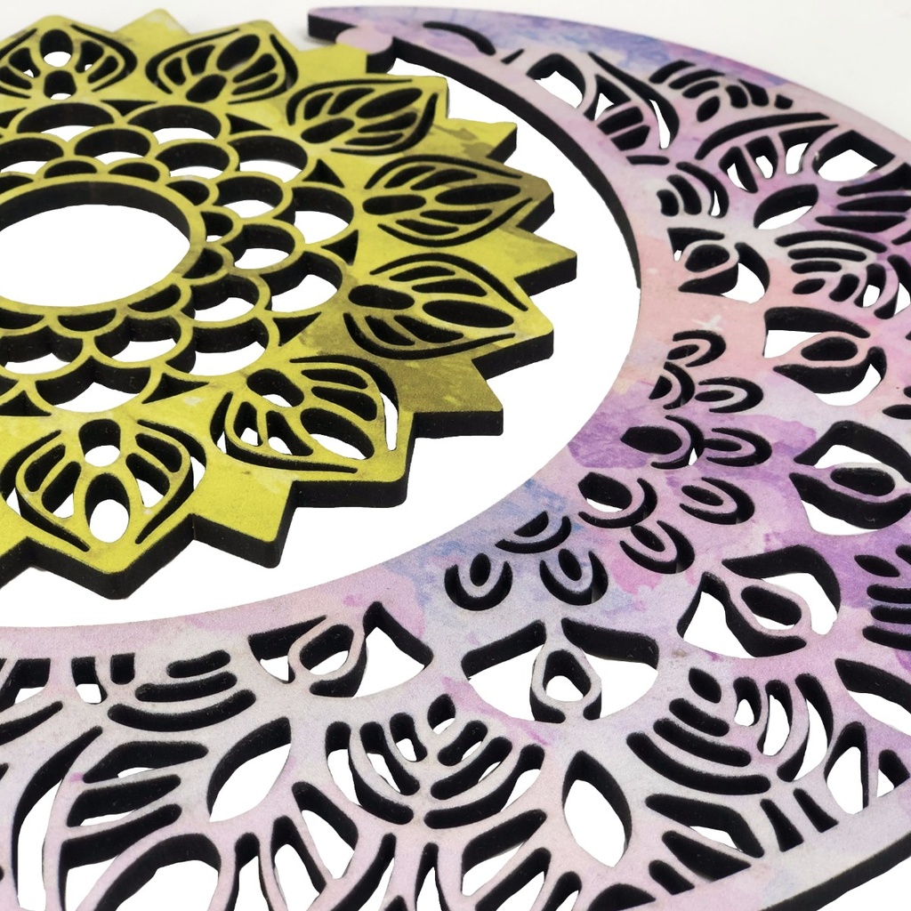 Cuadro Mandala De La Vida Arte Hogar Impreso 30x27cm 