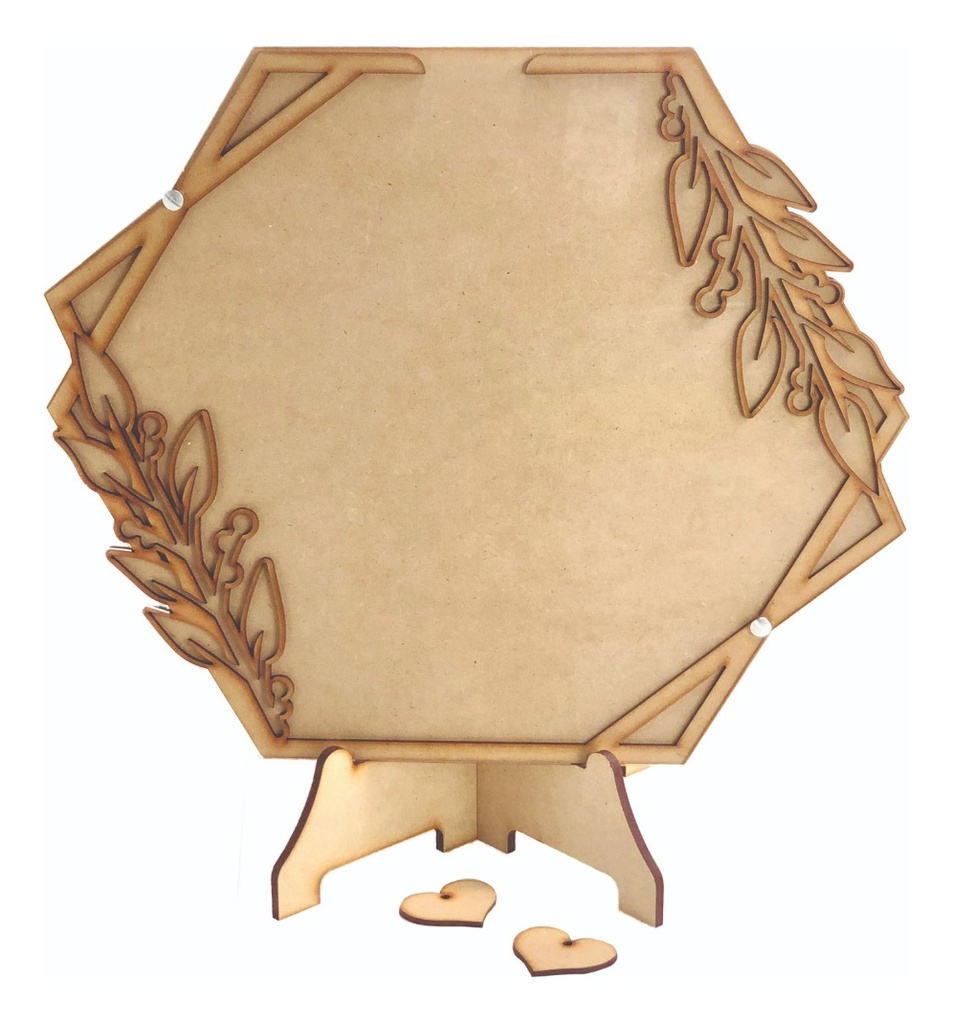 Cuadro De Firmas Libro De Invitados Boda Xv Años Acrilico 01