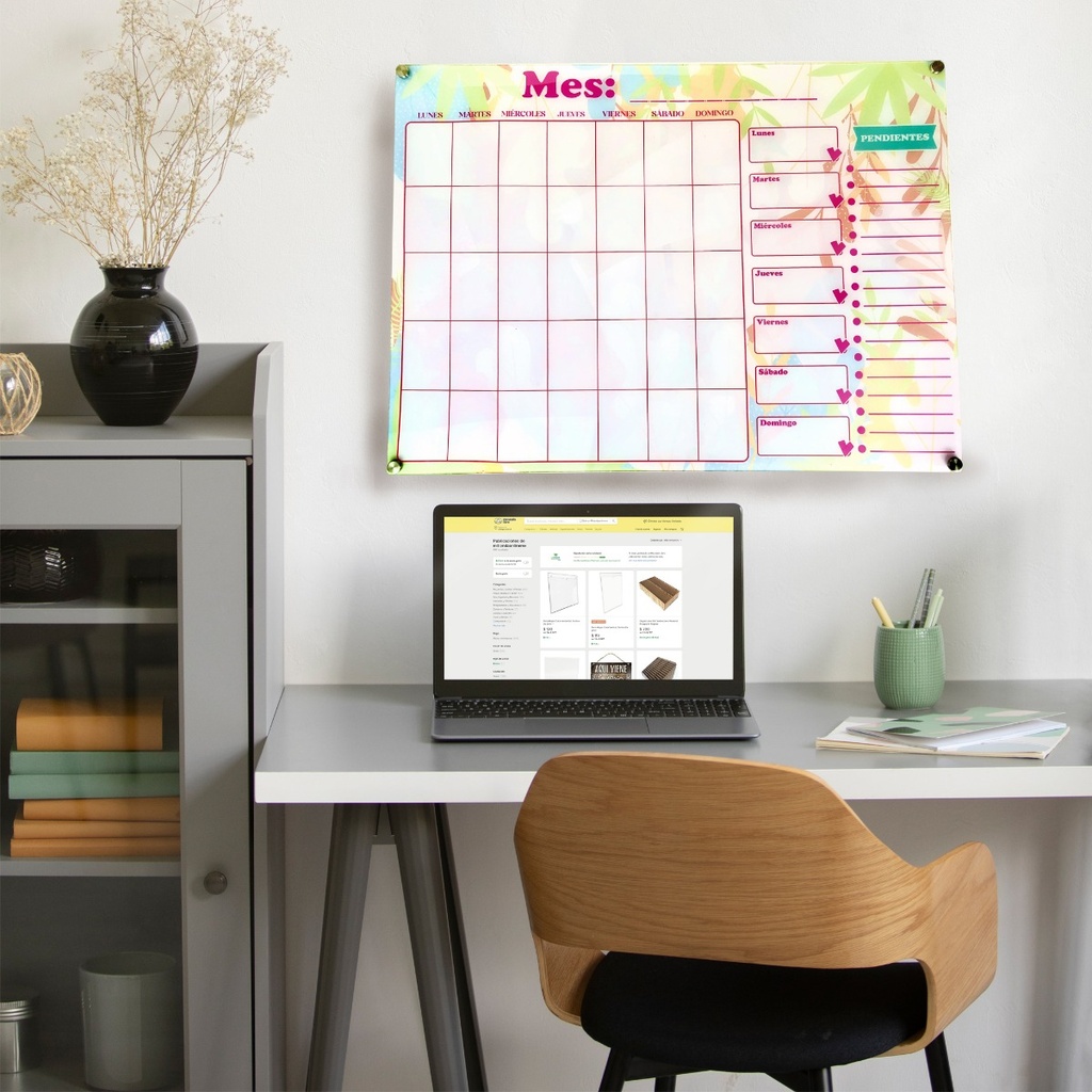 Pizarra Planeador Planner De Acrílico 80x60cm 