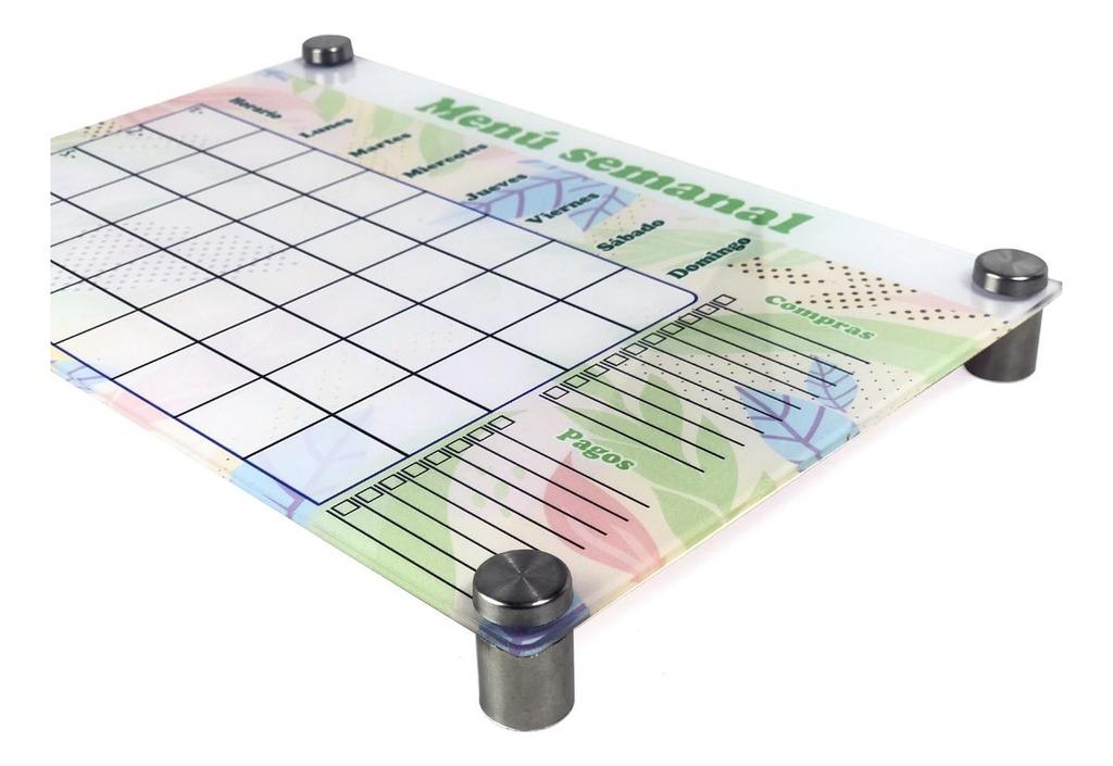 Pizarra Planeador Planner De Acrílico 60x40cm 