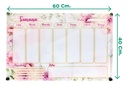 Pizarra Planeador Planner De Acrílico 60x40cm 