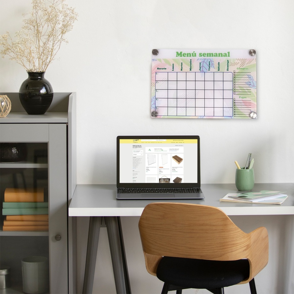 Pizarra Planeador Planner De Acrílico 40x30cm 