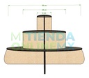 Base Circular 3 Niveles Para Mesa De Dulces Candy Bar Mdf