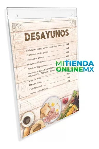 Porta Hojas Carta Vertical Acrílico 2mm (pack 150)