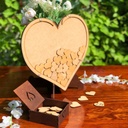 Cuadro De Firmas Libro De Invitados Boda Xv Años Acrilico 05