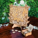 Cuadro De Firmas Libro De Invitados Boda Xv Años Acrilico 03