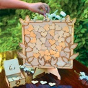 Cuadro De Firmas Libro De Invitados Boda Xv Años Acrilico 03