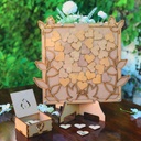 Cuadro De Firmas Libro De Invitados Boda Xv Años Acrilico 03