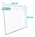 Porta Hojas Carta Horizontal, Acrílico De 2mm (pack 12)