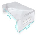 Soporte Elevador Base Monitor Acrilico Laptop 35x12x20