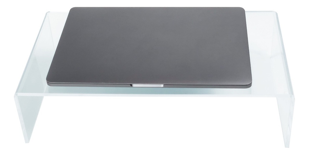 Soporte Elevador Base Monitor Acrilico Laptop 35x12x20