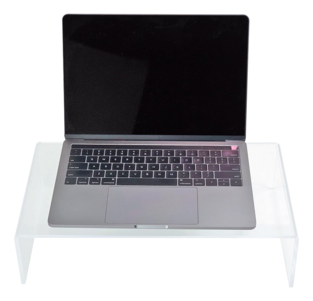 Soporte Elevador Base Monitor Acrilico Laptop 35x20x20