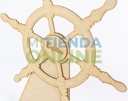 Timon Mdf Marinero Marino Barco Centro Mesa Volante 60cm