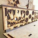 Altar Decorativo Ofrenda Día De Muertos Halloween Mdf Chico