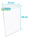 Porta Hojas Carta Vertical, Acrílico De 2mm Pack 70 Pzs