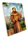 Cuadro Francisco De Asís Impresión Directa Mdf 30x25cm