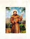 Cuadro Francisco De Asís Impresión Directa Mdf 30x25cm