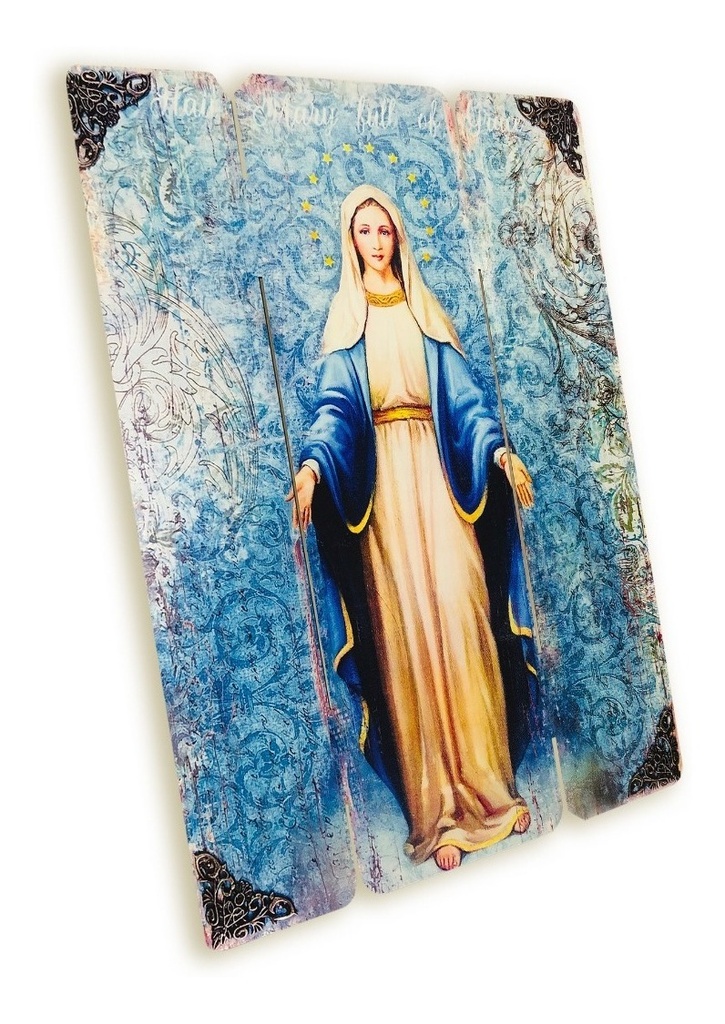 Cuadro Madre Divina Gracia Impresión Directa Mdf 60x46cm