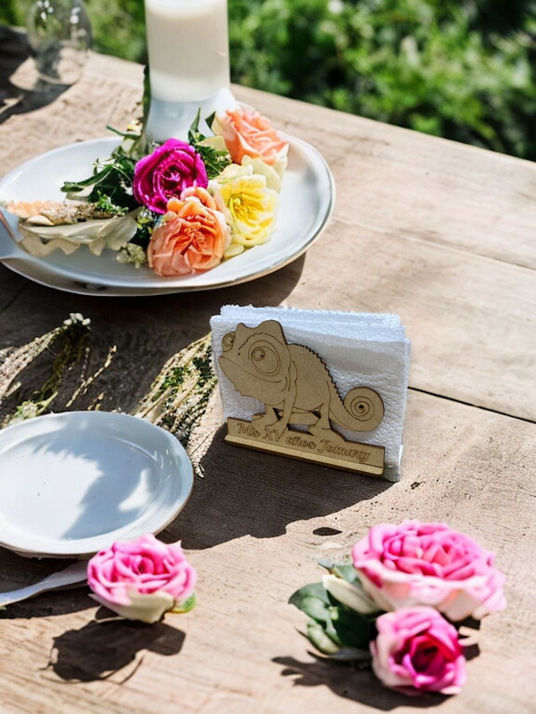 Servilleteros Princesas Con Grabado Personalizado 43 Pzs. 