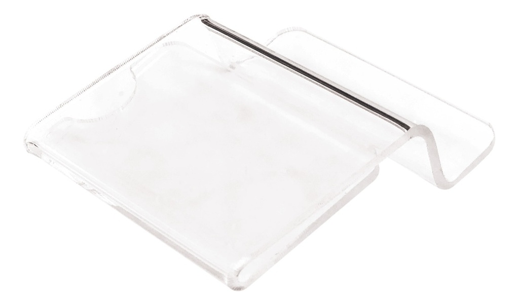 Porta Precio Panel Ranurado Acrílico De 2mm 5x10cm 100 Pzs