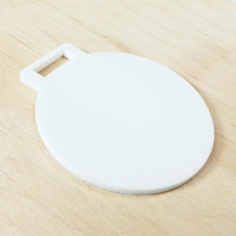 Medalla Acrílico Blanco 3mm 6cm Para Sublimar - Pack 70