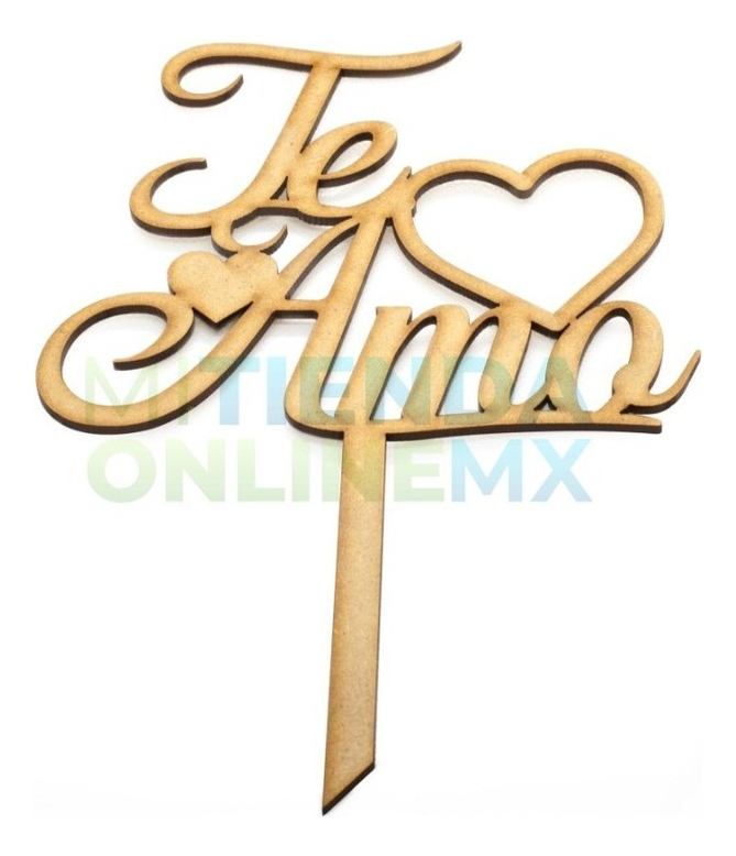 Letreros Pastel Cake Topper Fiesta - 24 Ud - Personalizado